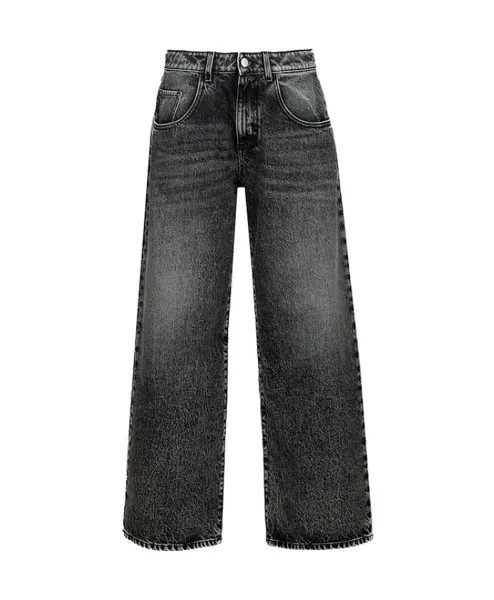 Широкие джинсы Icon Denim, черный