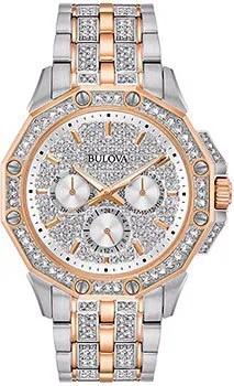 Японские наручные  мужские часы Bulova 98C133. Коллекция Octava