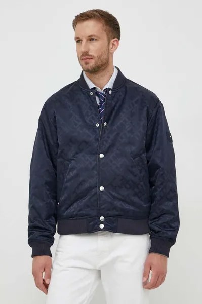 Двусторонний бомбер Tommy Hilfiger, зеленый