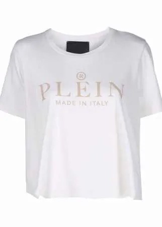 Philipp Plein укороченная футболка Iconic Plein
