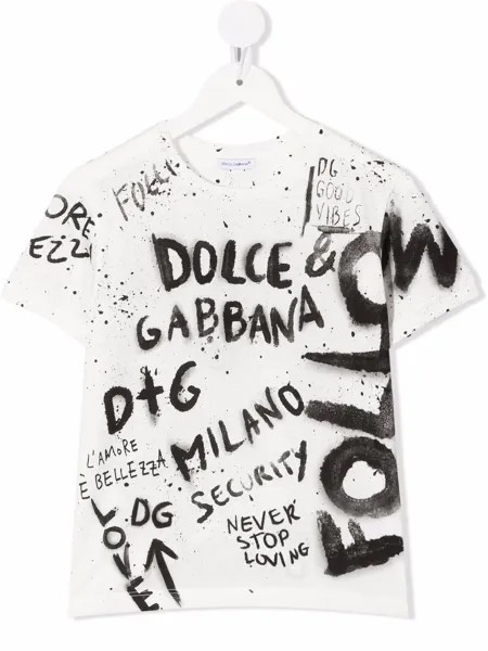 Dolce & Gabbana Kids logo-print T-shirt