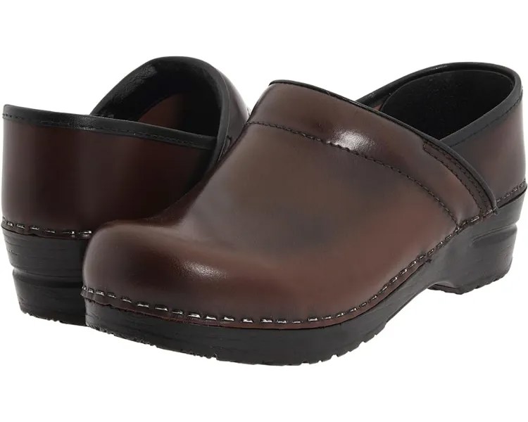 Сабо Sanita Professional Cabrio, цвет Brown Brush Off Leather