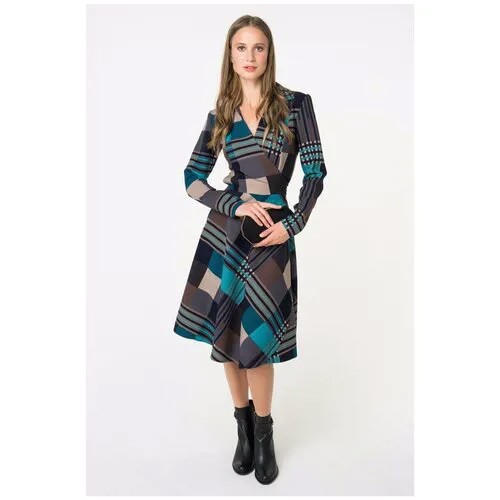 Платье AScool DRESS5002 Коричневый 46