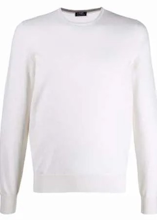 Barba меланжевый свитер с круглым вырезом