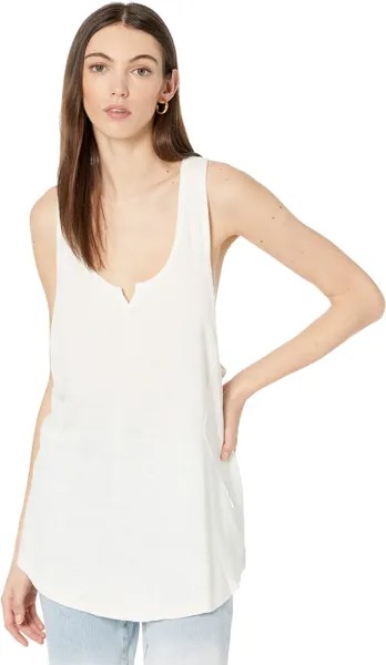 Футболка Free People Cares Chasing Sunsets, слоновая кость