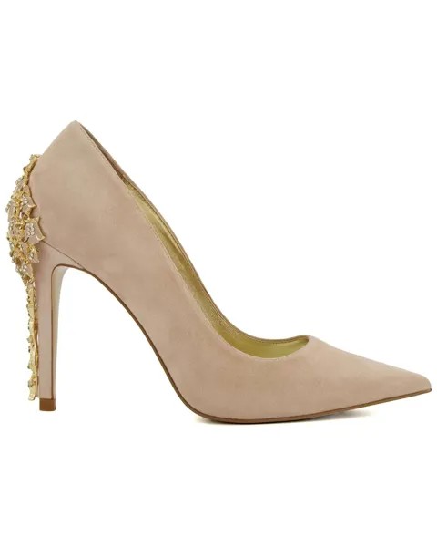 Кожаные туфли-лодочки Dune London Audleys, цвет Nude