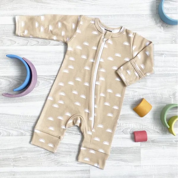 Mjolk Комбинезон на манжетах Sleep and Play Солнышки