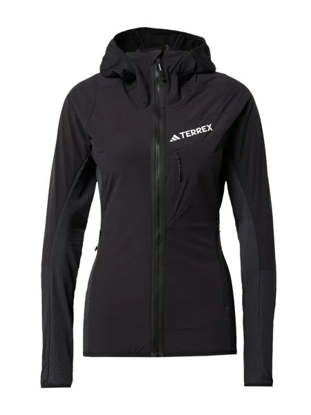 Спортивная флисовая куртка Adidas TECHROCK WIND FLEECE, черный