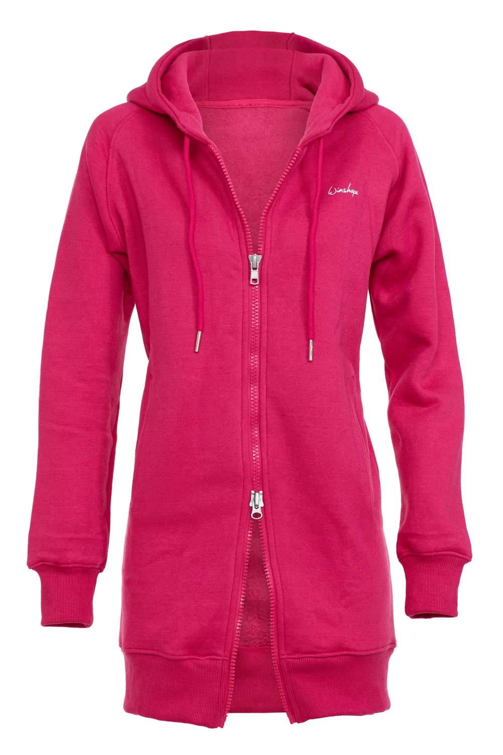 Спортивная куртка Winshape Lange, kuschelige Hoodie-Jacke, цвет deep pink