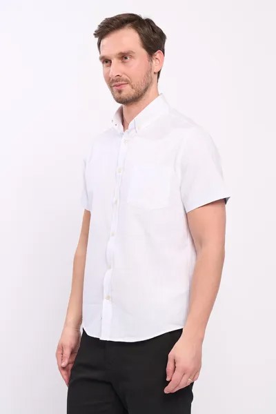 Рубашка с короткими рукавами и вшитым карманом Lee Cooper, белый