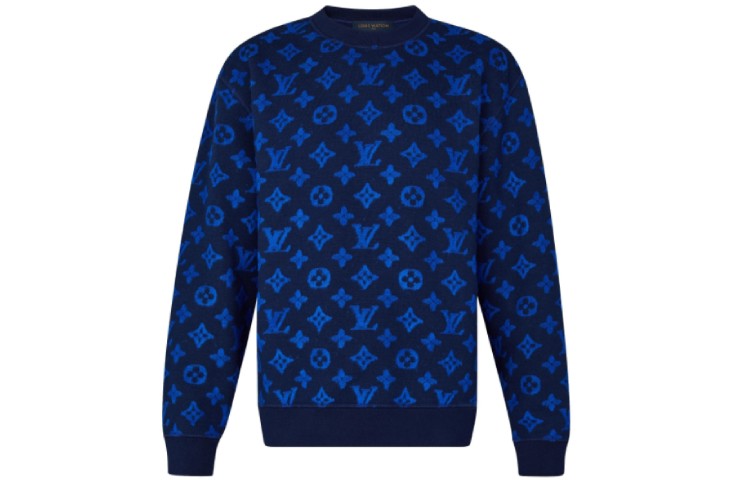 LOUIS VUITTON Мужской свитер, цвет Blue