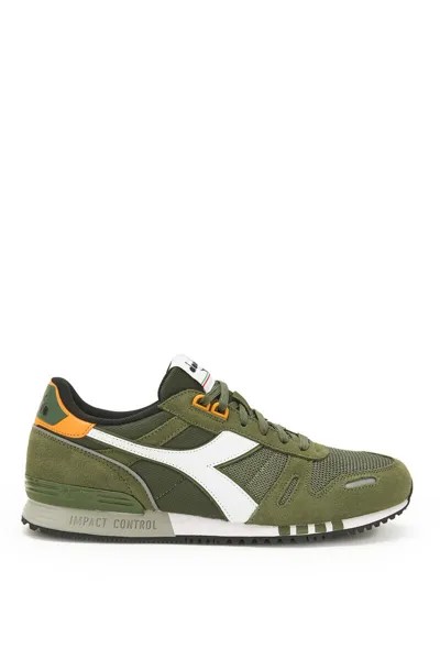 Титановые кроссовки Diadora, зеленый