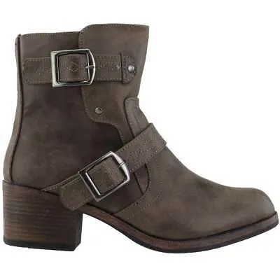 Женские коричневые повседневные ботинки на молнии Code West Trinity CW116-265