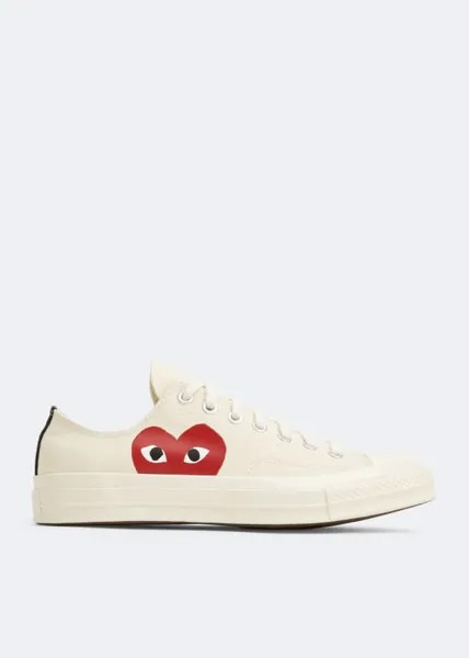 Кроссовки COMME DES GARÇONS PLAY X Converse sneakers, белый