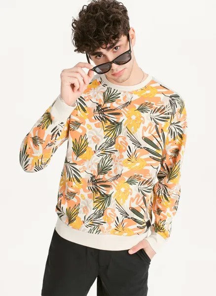 Лонгслив с принтом DKNY