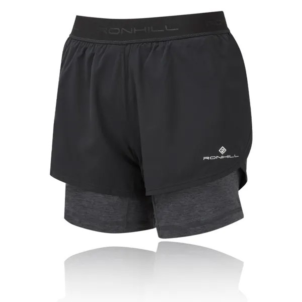 Спортивные шорты RonHill Tech Twin, черный
