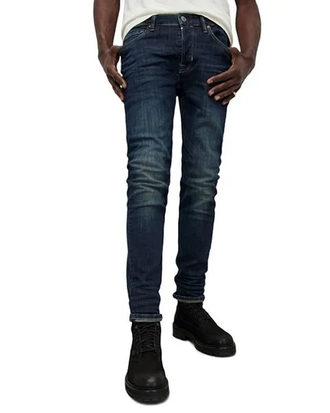 Джинсы Rex Slim Fit цвета индиго ALLSAINTS, цвет Blue