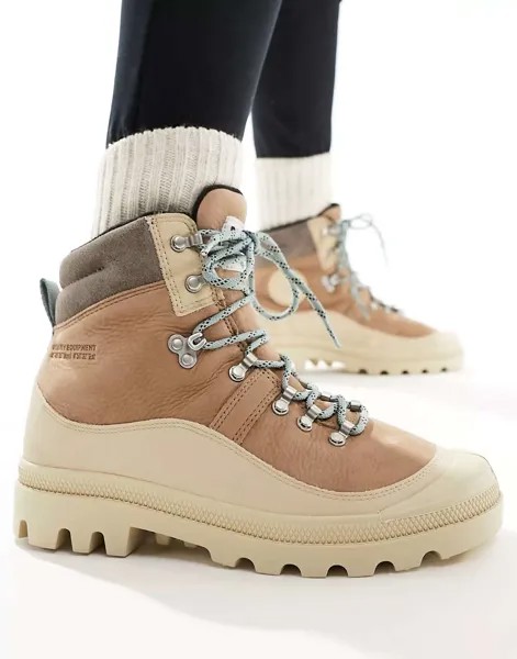 Розовые походные ботинки Palladium Pallabrousse