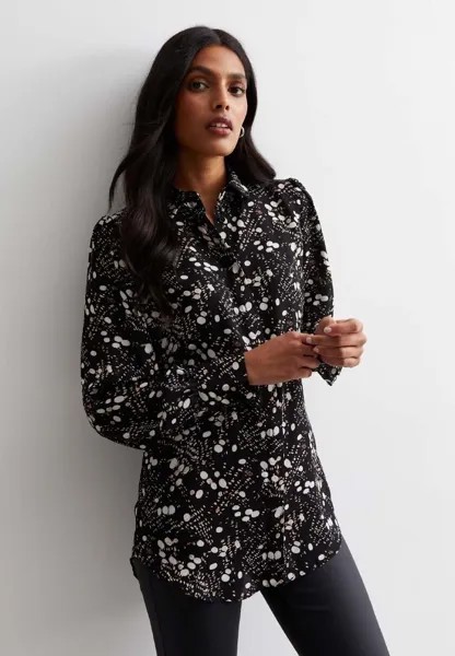 Рубашка Abstract Star Print New Look, цвет black pattern