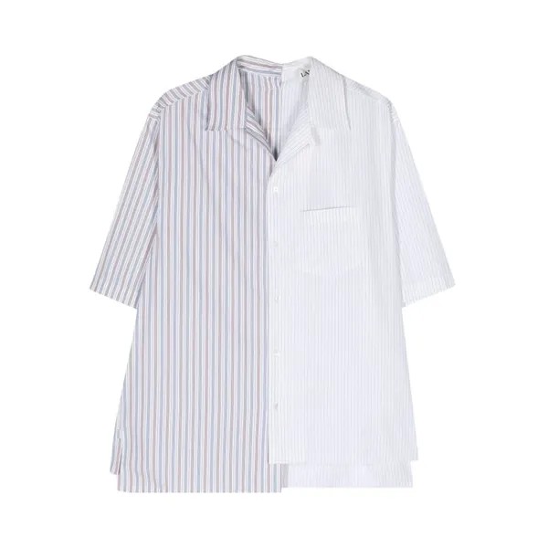 Рубашка Lanvin Short-Sleeve Asymmetric 'Cumin', белый