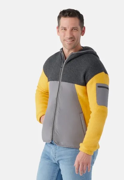 Флисовая куртка Smartwool HUDSON TRAIL FLEECE, цвет charcoal honey gold