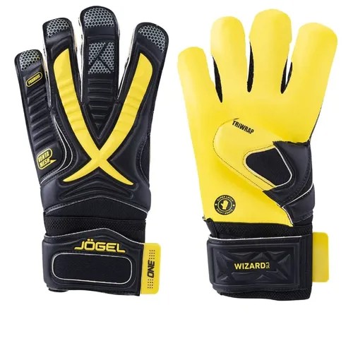 Вратарские перчатки Jogel, размер 9, желтый, черный