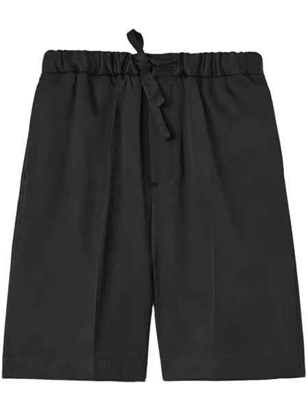 Jil Sander шорты с кулиской, черный