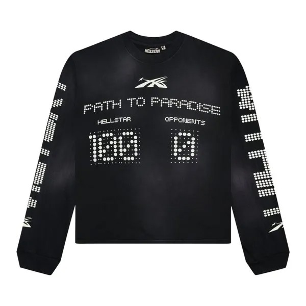 Футболка Hellstar Scoreboard Long-Sleeve Tee, черный