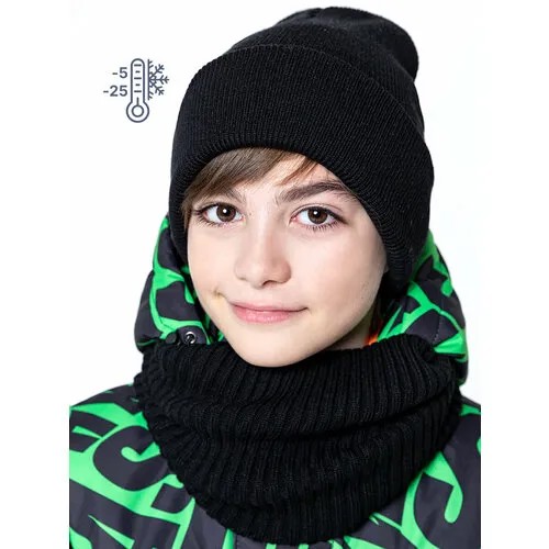 Шапка бини NIKASTYLE, размер 50/54, черный