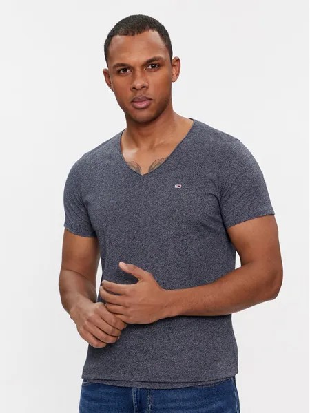 Футболка узкого кроя Tommy Jeans, синий