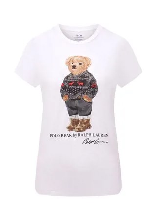 Хлопковая футболка Polo Ralph Lauren