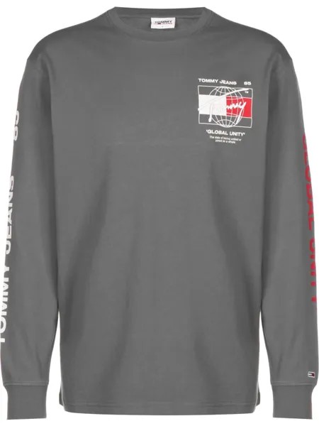 Лонгслив Tommy Hilfiger, цвет downtown grey