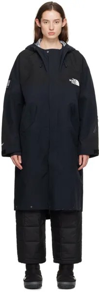 Темно-синее и черное геодезическое пальто The North Face Edition Undercover, цвет TNF black/Aviator navy