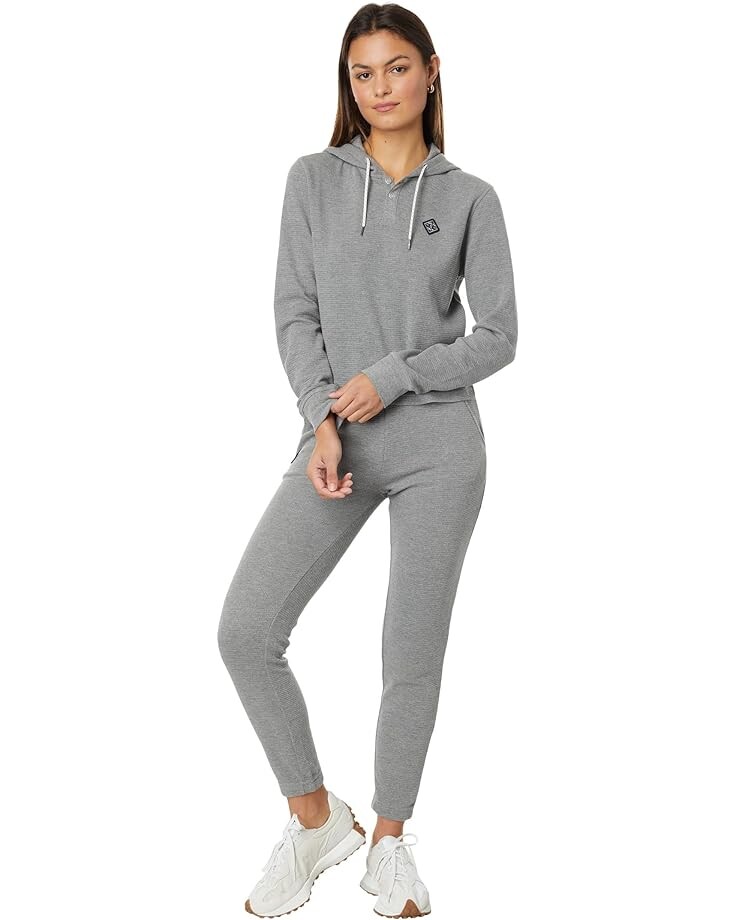 Худи Salty Crew Tippet Henley Thermal, цвет Heather Grey