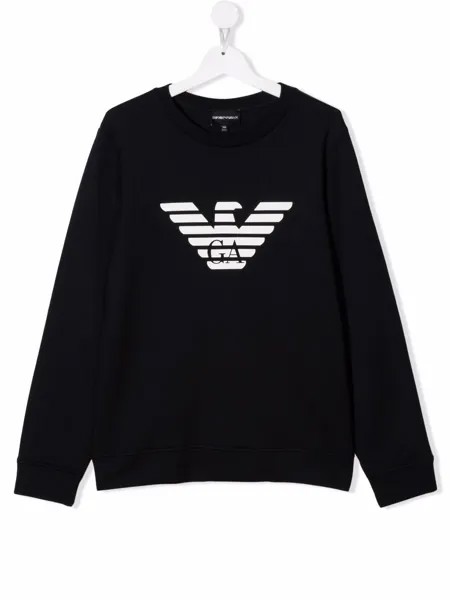 Emporio Armani Kids толстовка с логотипом