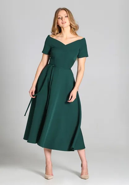 Летнее платье Lanti, темно-зеленый