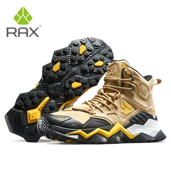 Мужские походные ботинки RAX, легкие водонепроницаемые сапоги для горного туризма, нескользящая спортивная обувь для активного отдыха