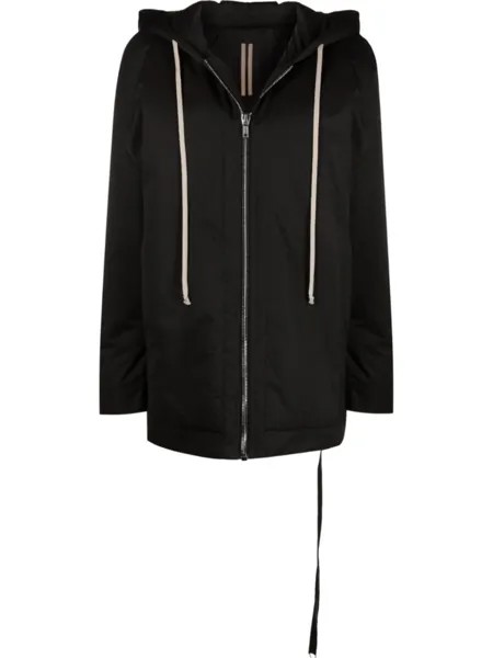 Rick Owens DRKSHDW куртка с капюшоном и кисточками, черный