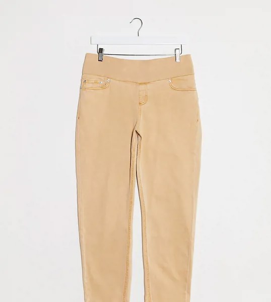Оранжевые узкие джинсы с завышенной талией в винтажном стиле ASOS DESIGN Maternity-Оранжевый