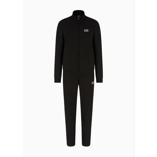 Костюм спортивный EA7 Cotton Core Identity, размер XL, черный