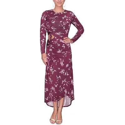 Rachel Rachel Roy Женское длинное вечернее платье с цветочным принтом и вырезом BHFO 3271