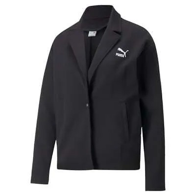 Puma T7 Blazer Jacket Женская черная повседневная спортивная верхняя одежда 67164501