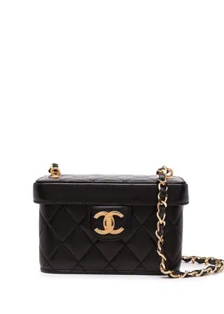 Chanel Pre-Owned стеганая мини-сумка через плечо 1992-го года