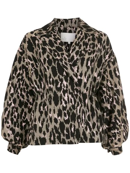 Nk куртка Wild с леопардовым принтом