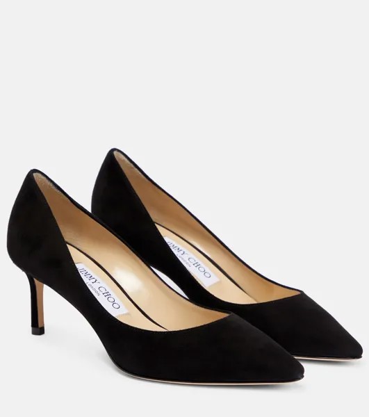 Замшевые туфли Romy 60 Jimmy Choo, черный