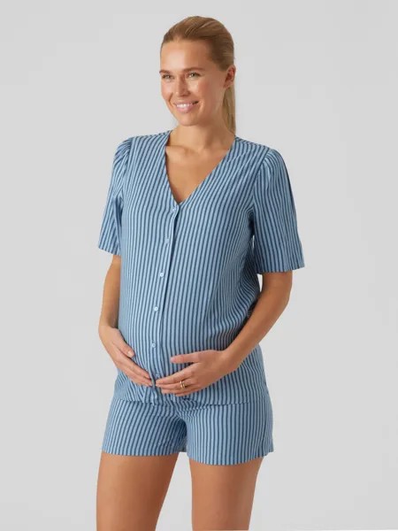 Пижамный комплект для беременных с короткой рубашкой Mamalicious Jasmin