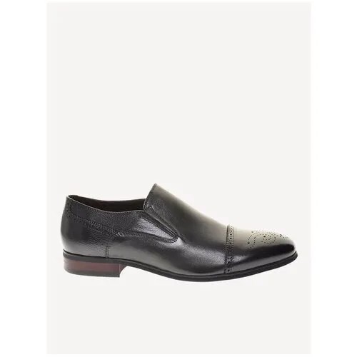 Туфли Loiter мужские демисезонные, размер 45, цвет черный, артикул 1080-03-111