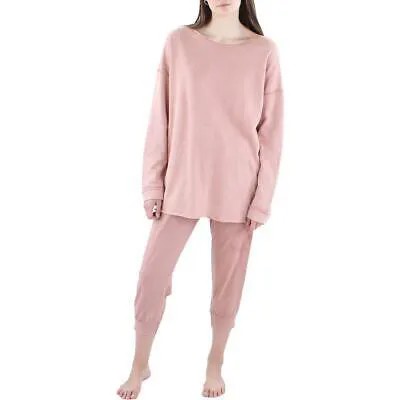 Женские розовые удобные и уютные спортивные штаны Anthropologie Maronie, домашняя одежда L BHFO 6757
