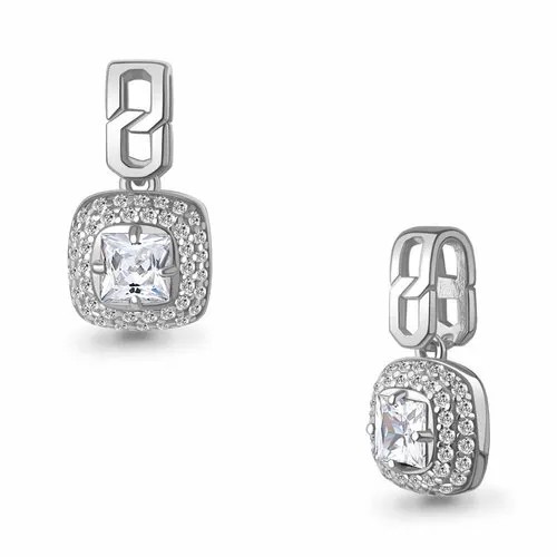 Подвеска Яхонт, серебро, 925 проба, фианит, бесцветный