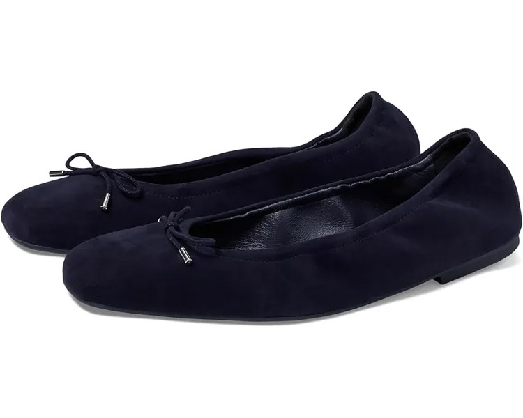 Туфли на плоской подошве Stuart Weitzman Bardot Bow Flat, цвет Nice Blue